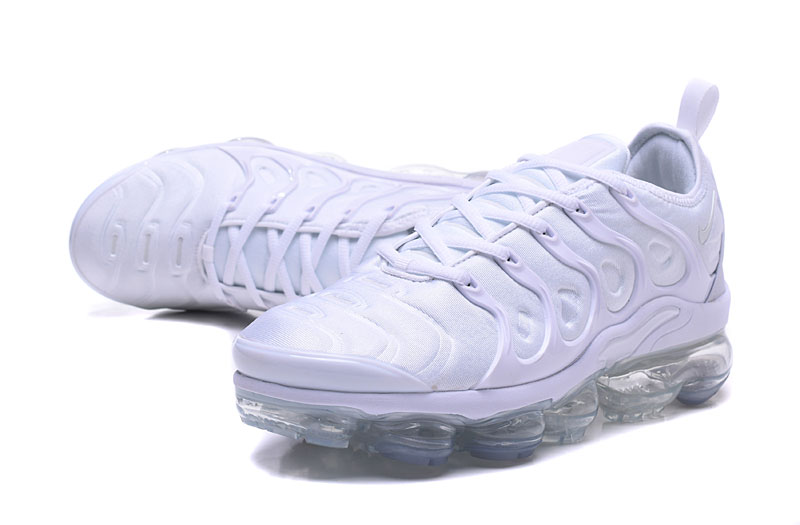 2018 Nike Air Max TN Plus All White Shoes